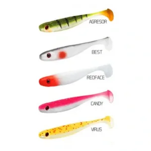 Kumijigi Rippa 50mm, Mix, 5 kpl/pakkaus