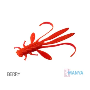 Jigi Bait MANYA UVs 105mm, Berry, 5 kpl/pakkaus