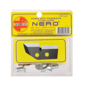 Jääkairan teräpalat, porrasmalliset NERO Ø110mm