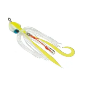 Jig Salty Rubber Cast 3.2", 10g, Hyper Bright, LSSQ