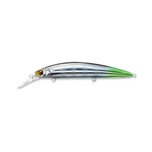 Vaapu Hardcore Heavy Sinking Minnow [90S] 26g, Lime Tip Shiner (UVA)