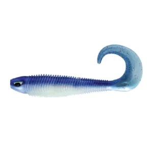 Kumijigi Curly Bait 4", 8.0g, Pilchard, tuoksustettu, 5 kpl/pakkaus