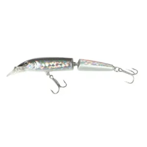 Vaapu Jointed Floating Minnow [130F] 21g, Black&Silver Prism