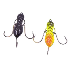 Pystypilkki Ice Bug, 16g, musta–keltainen–punainen