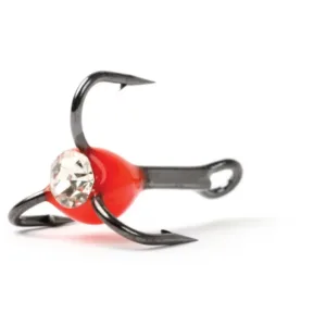 Värikoukku punaisella pisaralla ja timantilla