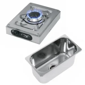 Liedet, uunit ja pesualtaat