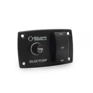Pilssipumpun katkaisinpaneeli AUTO–OFF–MANUAL